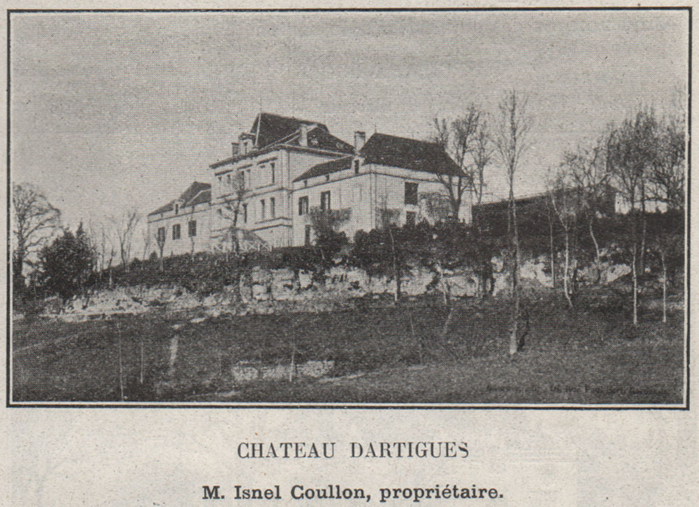 CANTON DE PUJOLS. DOULEZON, PUJOLS. Chateau Dartigues. Coullon. SMALL 1908
